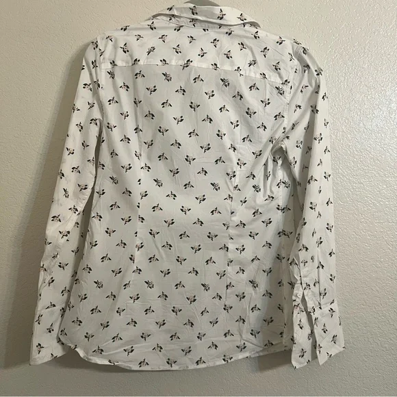 Banana Republic Riley Magnolia Floral shirt casual workwear button down shirt - Picture 3 of 10